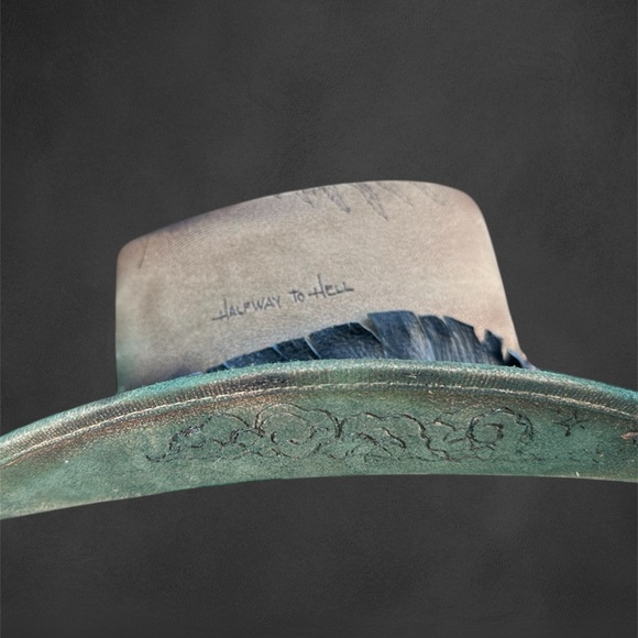 Jelly Roll inspired custom western concert festival hat - Picture 6 of 8